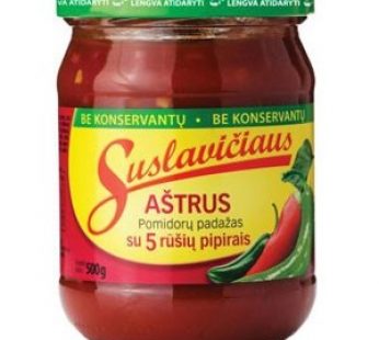 Pomidorų padažas aštrus Suslavičiaus  500 g