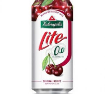 Alus Kalnapilis nealkoholinis Lite Cherry 0%  500 ml skardinė