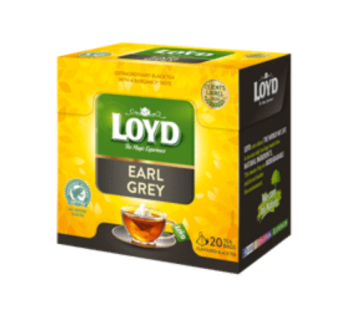 Juodoji arbata LOYD PYRAMIDS EARL GREY, 20 x 2 g, 40 g
