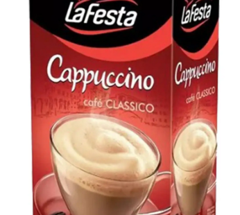 Cappuccino klasikinio skonio kava, 10×12.5g, LA FESTA