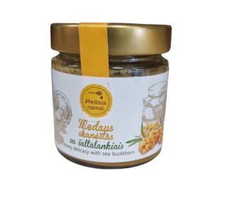 Honey with sea buckthorn, 50 g