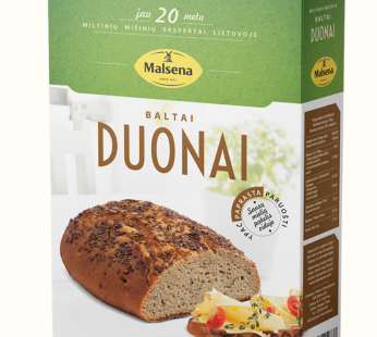 Miltinis mišinys baltai duonai, MALSENA, 500g