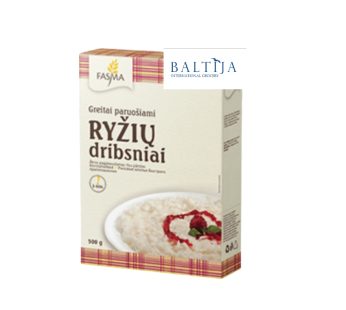 Greitai paruošiami ryžių dribsniai , FASMA, 500g