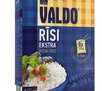 Ryžiai EKSTRA VALDO 1 kg (8x125g)