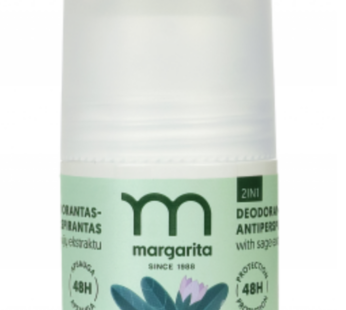 MARGARITA 2in1 Dezodorantas-antiperspirantas su šalavijų ekstraktu 50ml